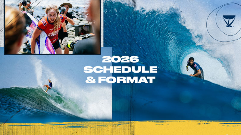 WSL anunció el calendario y formato del Championship Tour 2026
