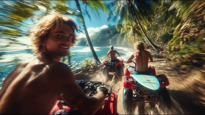 Billy Martin: surf y motos en Costa Rica 