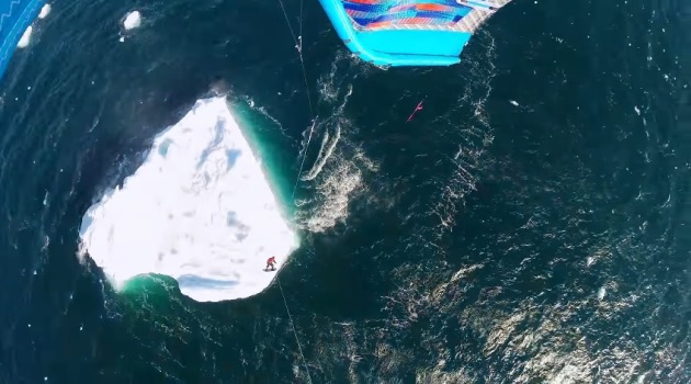 Gera Scholtz y una Kite Session con Icebergs